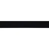 Overig Plat profiel - PVC zwart - 30x2mm 2,6m