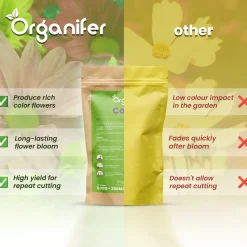 Organifer Plukbloemen Mengsel - Colour - 32 Soorten Snijbloemen - 500 G Voor 250 M2 -