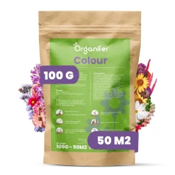 Plukbloemen Mengsel - Colour - 32 Soorten Snijbloemen - 100 G Voor 50 M2 - Organifer