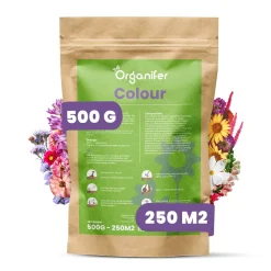 Organifer Plukbloemen Mengsel - Colour - 32 Soorten Snijbloemen - 500 G Voor 250 M2 -