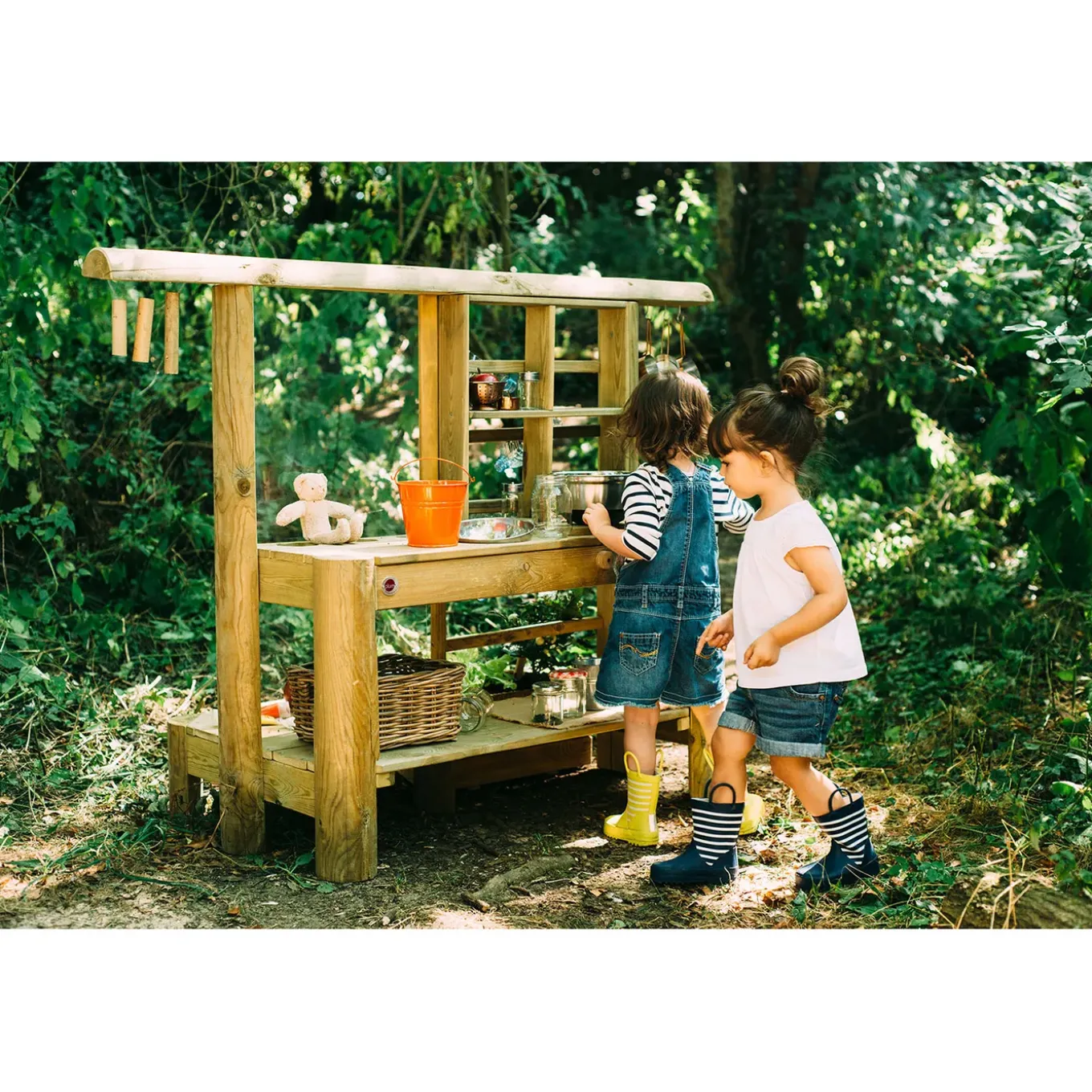 Plum Modder Keuken Hout Outdoor Discovery Mud Pie Kitchen Naturel
