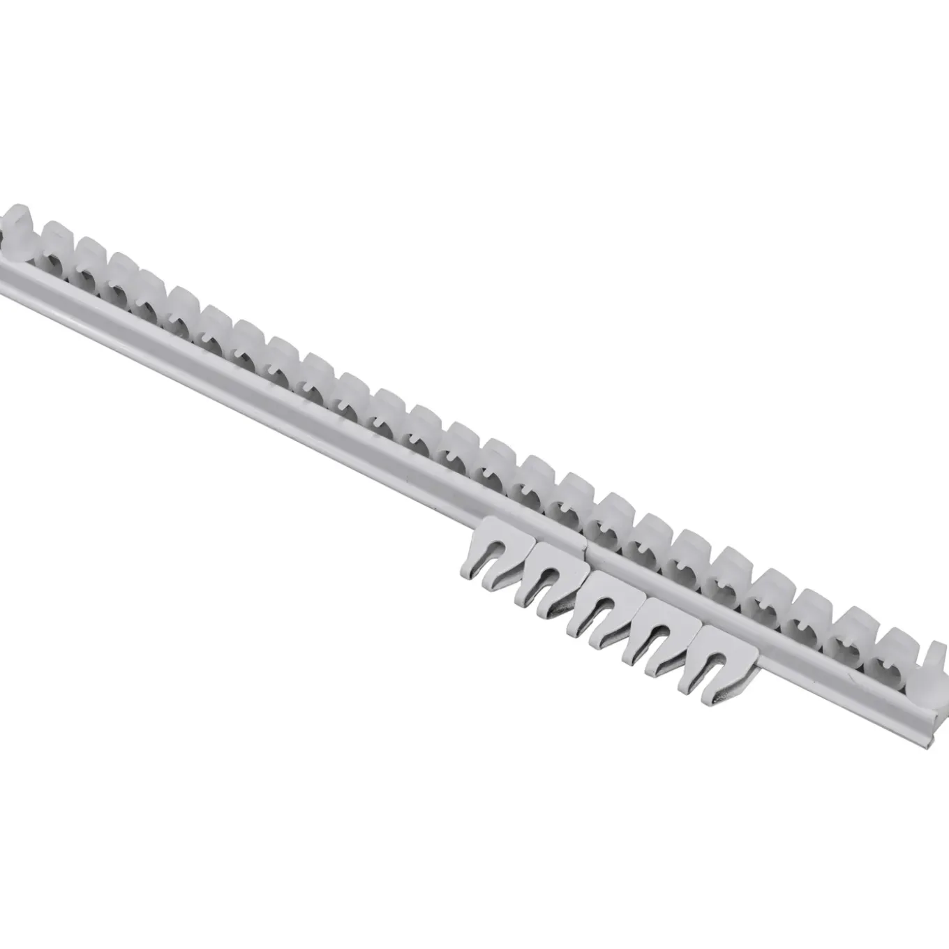Plus uitschuifbare gordijnrailswit 110-200 cm