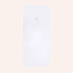 Poalgi - Douchebak Extra Plat Antislip - Serie Arena - Wit - 90x160 Cm - Textuur Sable