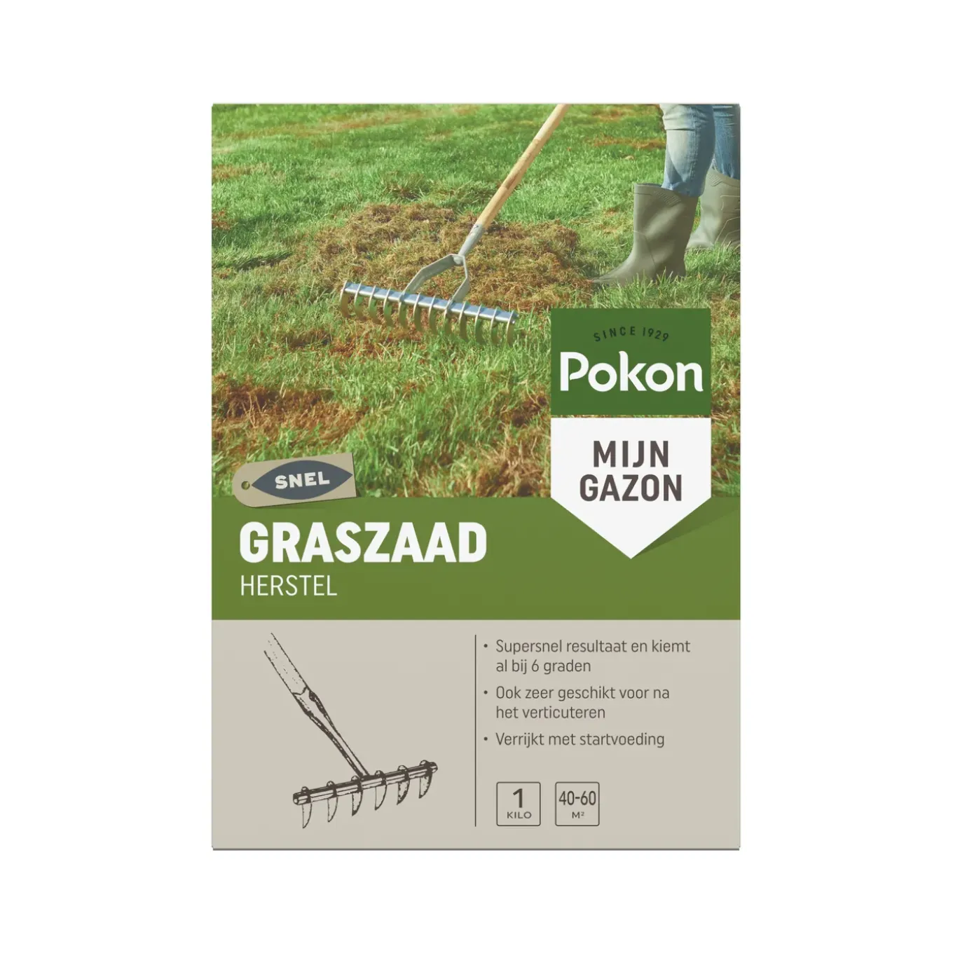 Pokon graszaad herstel 1kg
