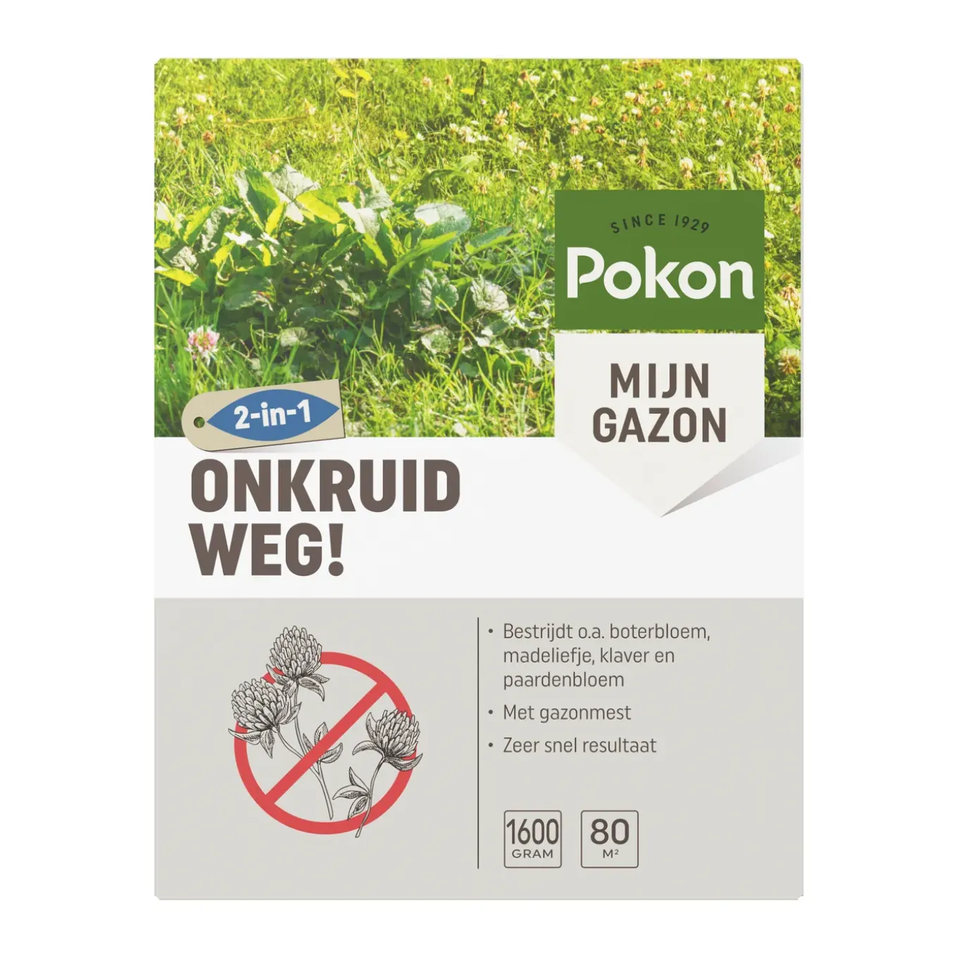 Pokon Onkruid Weg Gebruiksklaar - 1 Stuk voor 80m²