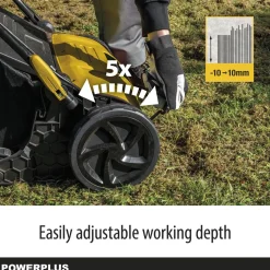 Powerplus Elektrische Verticuteermachine, 1600 W, Snijbreedte 360 Mm, 2-in-1, Tuinmachine