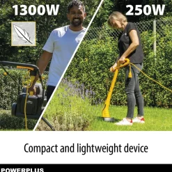 Powerplus Tuingereedschap Set Powxg62205t - 1300w Grasmaaier 320mm + Trimmer 250w