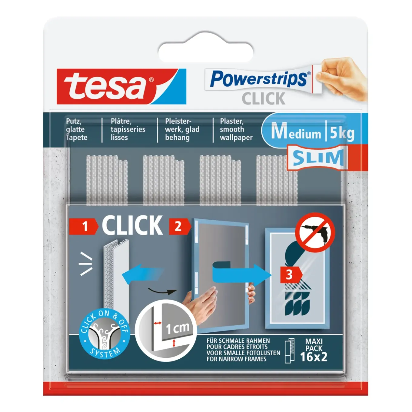 Powerstrips Click 16x2 Slim