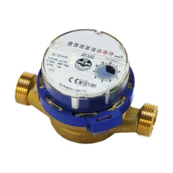 Powogaz 3/4" Water Meter Stroom Schroefdraad Meter 4,0 m3/u
