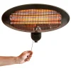 Practo terrasverwarmer TVE101 elektrisch hangend 2000w thallo