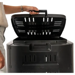 Practo tuincomposter PCP220N kunststof met schuif, 220L