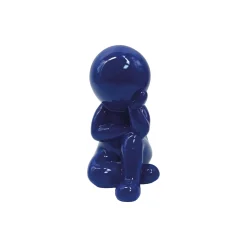 Present Time - Beeld Amigo Dreaming Medium - Blauw - 14,8x11,2x20 Cm