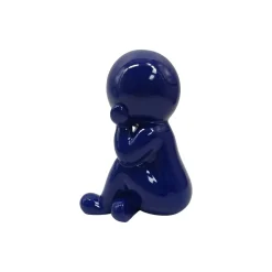 Present Time - Beeld Amigo Dreaming Medium - Blauw - 14,8x11,2x20 Cm