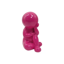 Present Time - Beeld Amigo Dreaming Medium - Roze - 14,8x11,2x20 Cm