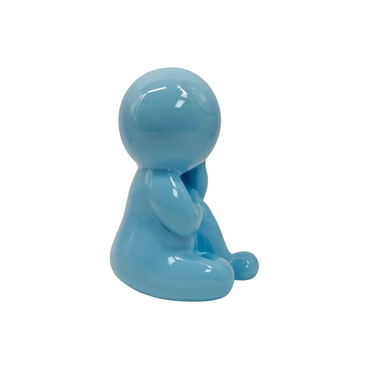Present Time - Beeld Amigo Dreaming Medium - Blauw - 14,8x11,2x20 Cm