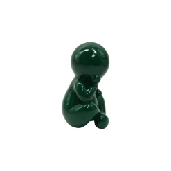 Present Time - Beeld Amigo Sitting Medium - Groen - 11,3x10,2x16,3 Cm
