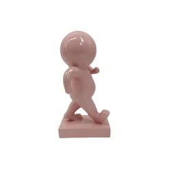 Present Time - Beeld Amigo Walking Medium - Roze - 10,5x9,8x20 Cm