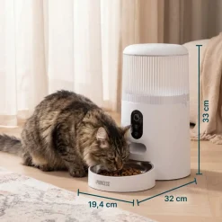 Princess - Automatische Voerbak 4L - HD Camera & Smart - Kat & Hond - App - RVS Kom - 610045