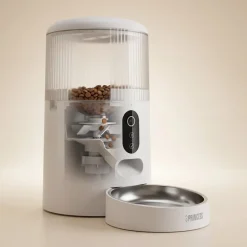 Princess - Automatische Voerbak 4L - HD Camera & Smart - Kat & Hond - App - RVS Kom - 610045