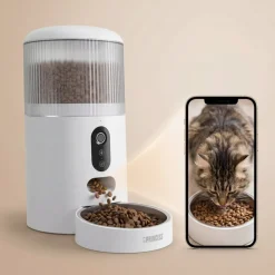 Princess - Automatische Voerbak 4L - HD Camera & Smart - Kat & Hond - App - RVS Kom - 610045
