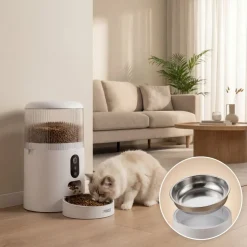 Princess - Automatische Voerbak 4L - HD Camera & Smart - Kat & Hond - App - RVS Kom - 610045