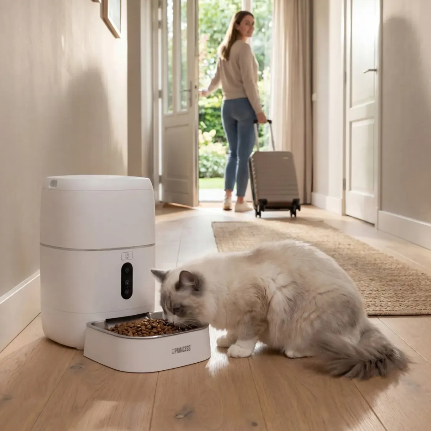 Princess - Automatische Voerbak 6L - Smart - Kat & Hond - App - RVS Kom - BPA-vrij - 610060