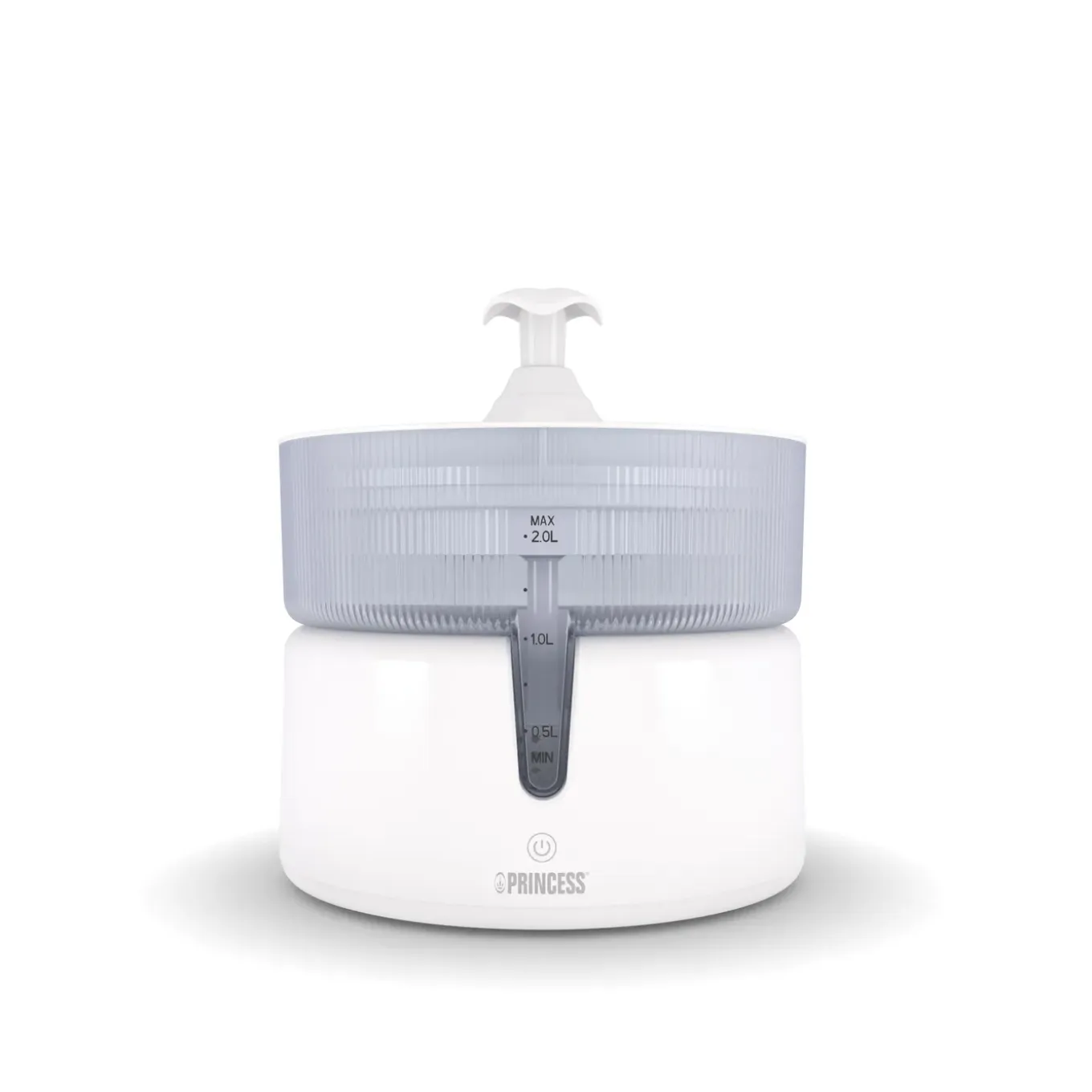 Princess - Drinkfontein 2L - 4-laags Filtratie - Fluisterstil 30 DB - BPA-vrij - 620010