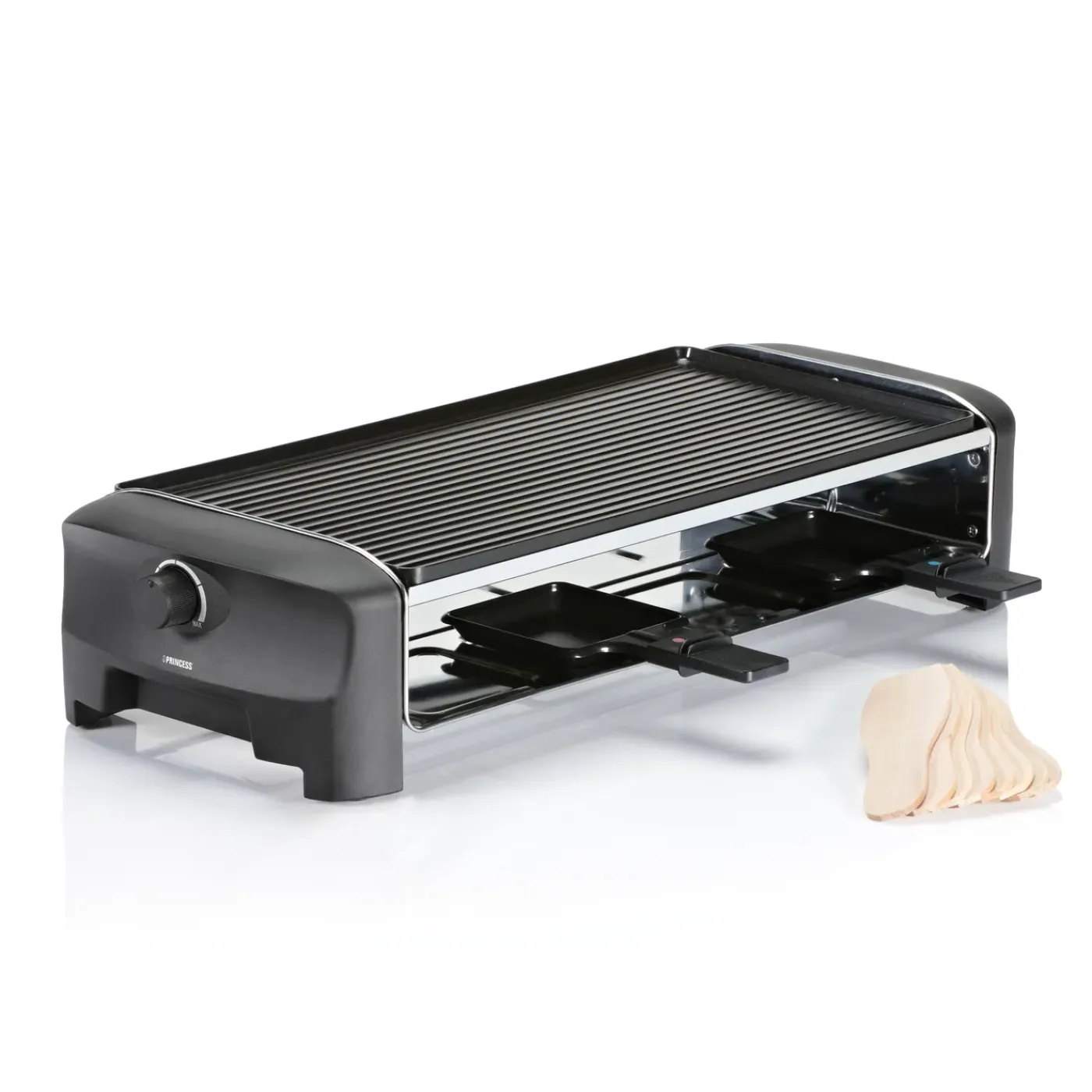 Princess 162840 Raclette Teppanyaki - Tafelgrill - 8 Personen - 1200 Watt