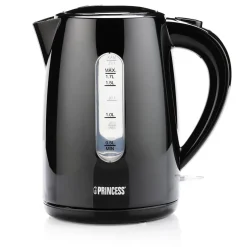 Princess Waterkoker Zwart - 1,7 Liter - 2200 Watt - 360 Graden Draaibaar - 236017
