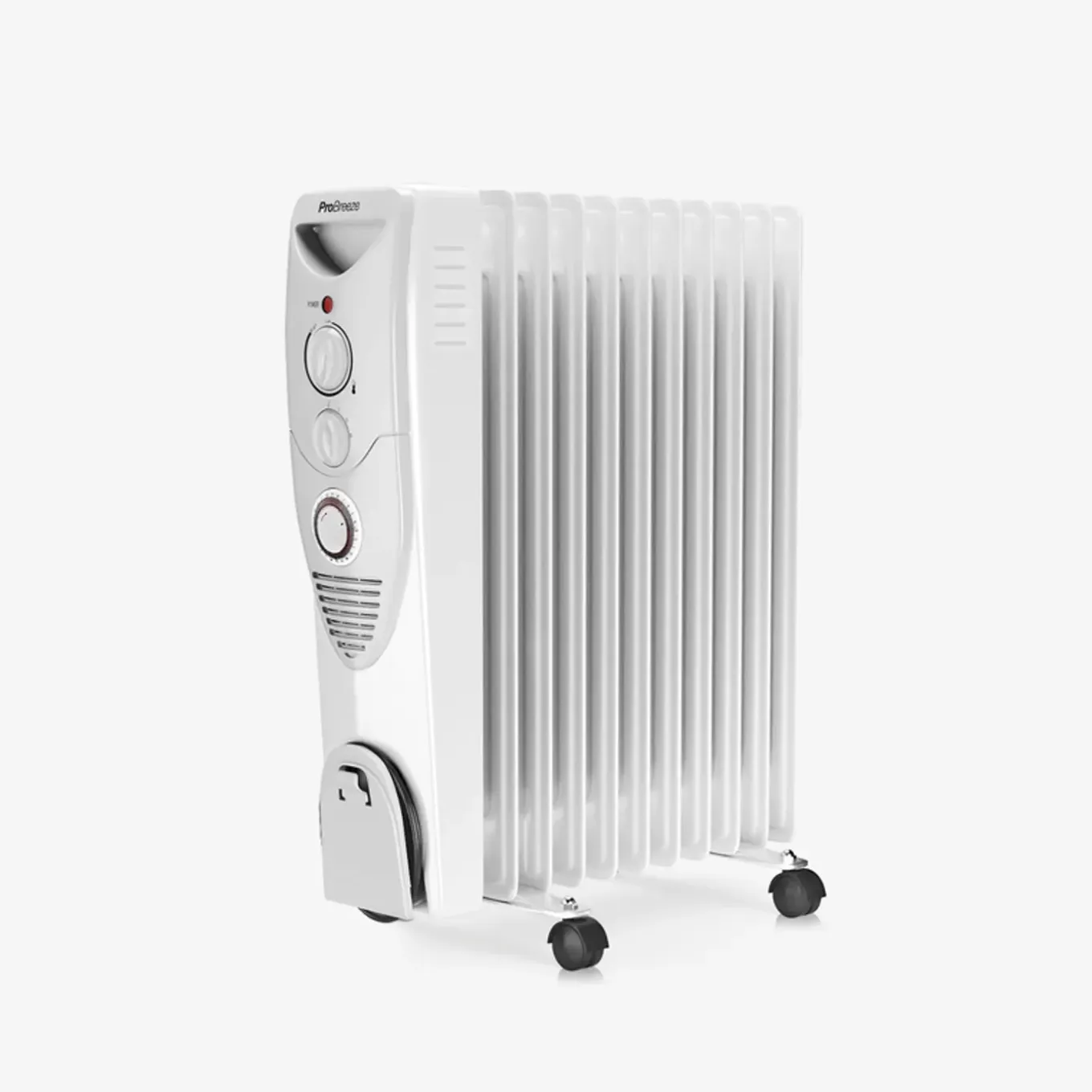 Pro Breeze Oliegevulde Radiator 2500w - 11 Kolommen Voor Efficiënte Verwarming