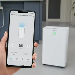 Pro Breeze Omnidry Luchtontvochtiger 20l/dag - Wasdroogfunctie & App-bediening