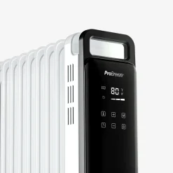 Pro Breeze Omniwarm Oliegevulde Radiator 2500w - 11 Vinnen, Eco-modus & Digitaal Display