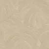 Origin Wallcoverings Proefstaal Behang Tropische Bladeren Taupe - 26.5 X 21 Cm - 348024-s