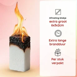 PROF XL Aanmaakblokjes - Wit - 6 Doosjes - 108 Stuks