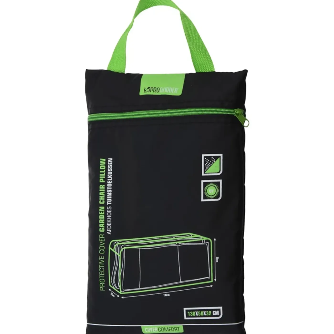 Pro Garden Afdekhoes/beschermhoes Tuinstoelkussens - 50 X 130 Cm
