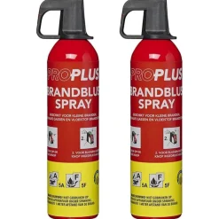 Proplus - Brandblusser - Rood - 750 Ml - 2 Stuks - Spuitblusser