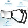 Proplus - Caravan Spiegel Duo - Zwart - 23 Cm - Voor Links En Rechts