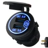 Proride - Usb Autolader - 2 Poorten - Qc3.0 18w - Schakelaar - Inbouw - 12v - Ip54