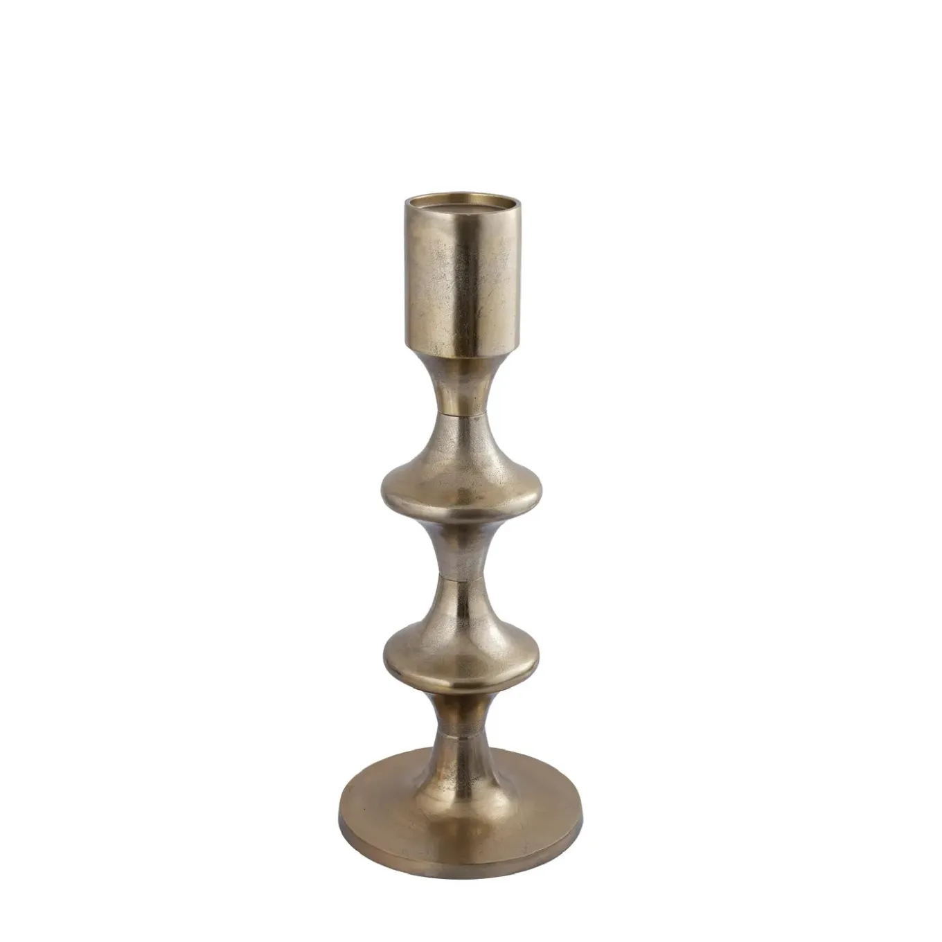 Ptmd Candlestick Taika - 31x31x73 Cm - Aluminium - Gold