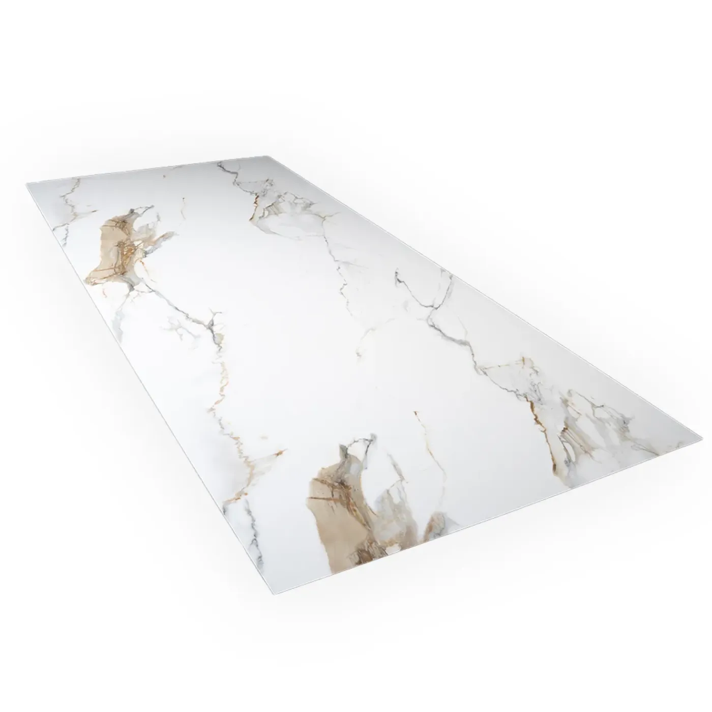 PureDeco Wandpaneel Marmerlook 280x122cm Gold Slate- Glans