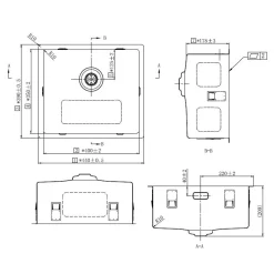 Pure.Sink Comfort Speciale 35cm Korte Rvs Spoelbak 40x35 Cm Ruimte Besparend Pcm4035-02.