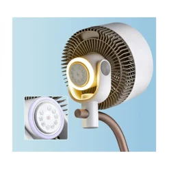 PURLINE Dc-vloerventilator Met Omgevingslicht