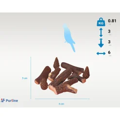 Purline Decoratieve Keramische Houtblokken Voor Ethanolhaard- 9 Stuks.