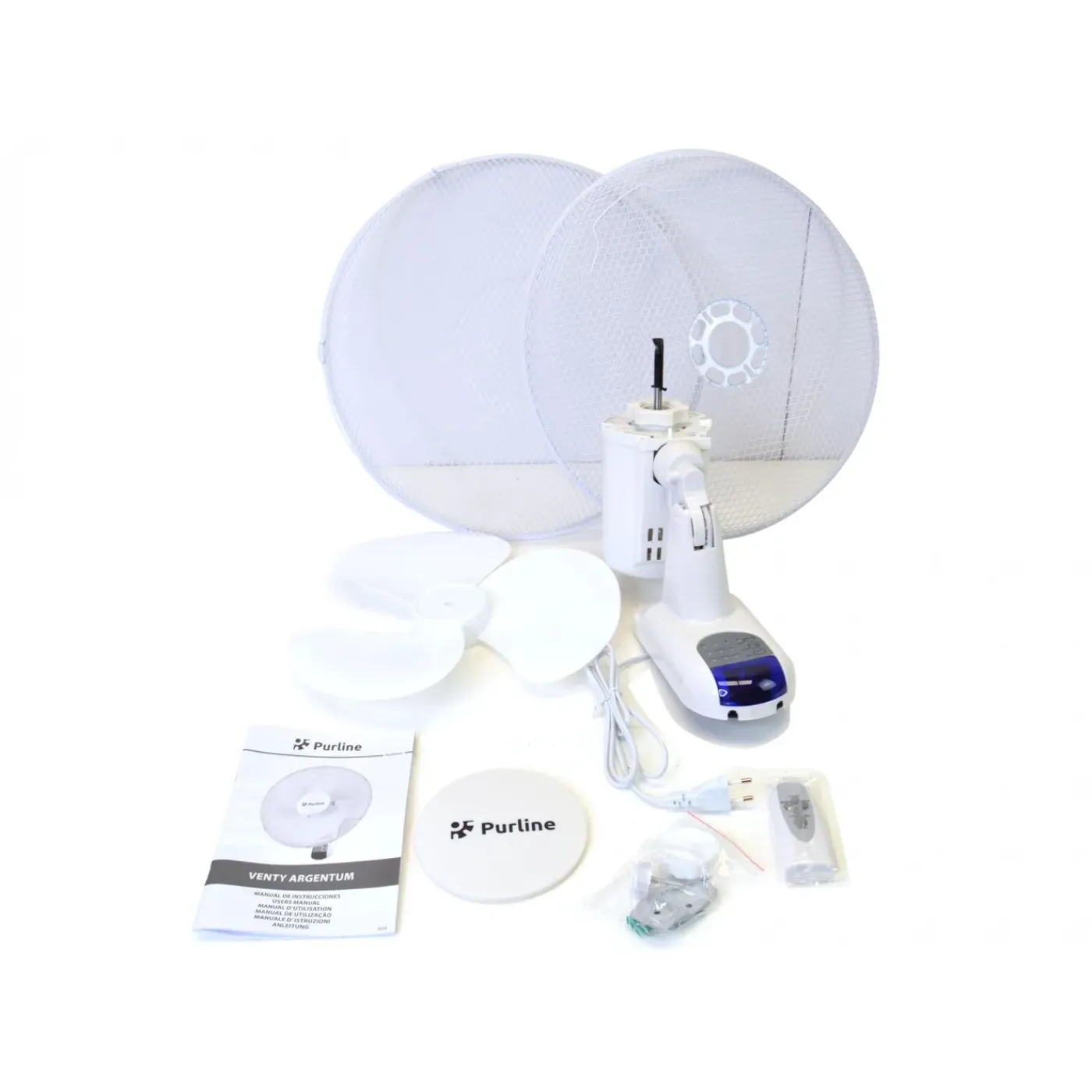 PURLINE Digitale Wandventilator Met Bediening