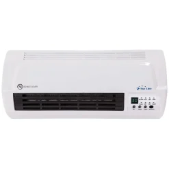 Purline Keramische Splitverwarmer 2000 W- Wandmontage- Wit- Afstandsbediening- Timer- 3 Bedrijfsmodi