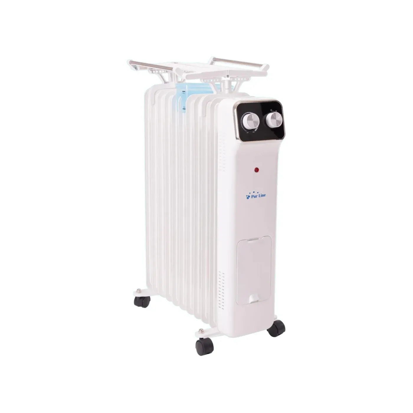 PURLINE Oliekoeler In Wit Met Bevochtigingsreservoir 2500 W