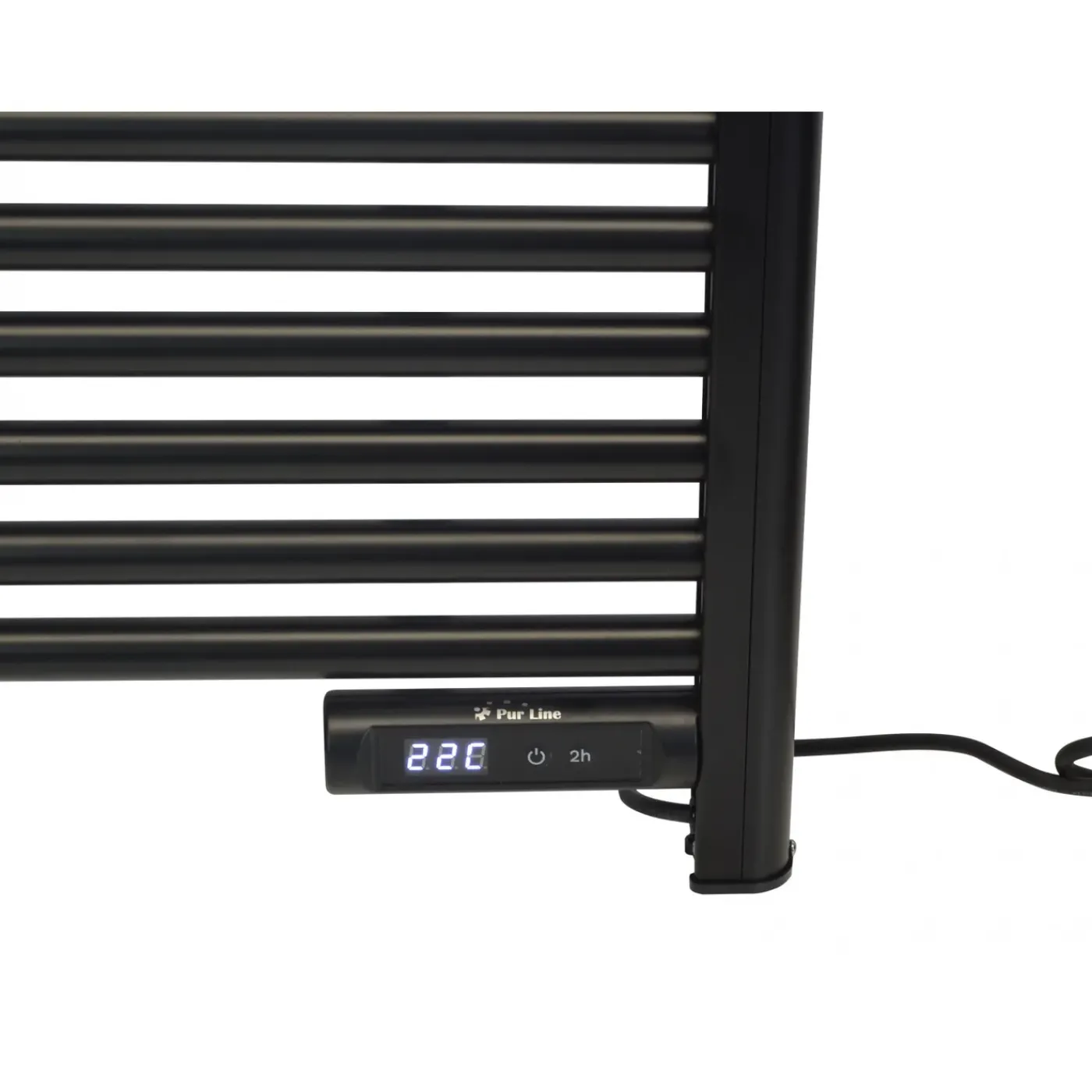 PURLINE 500 W Aluminium Handdoekhouder Met Timer