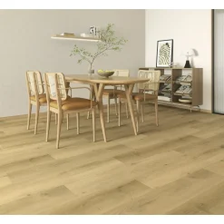PVC Vloer Nova Oak Naturel - 4-zijdige Micro V-groef - Waterproof - 4+1mm - 2,235m²