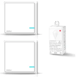 PWR4U Draadloze wisselschakelaar set - Inbouw - Klik aan klik uit bediening