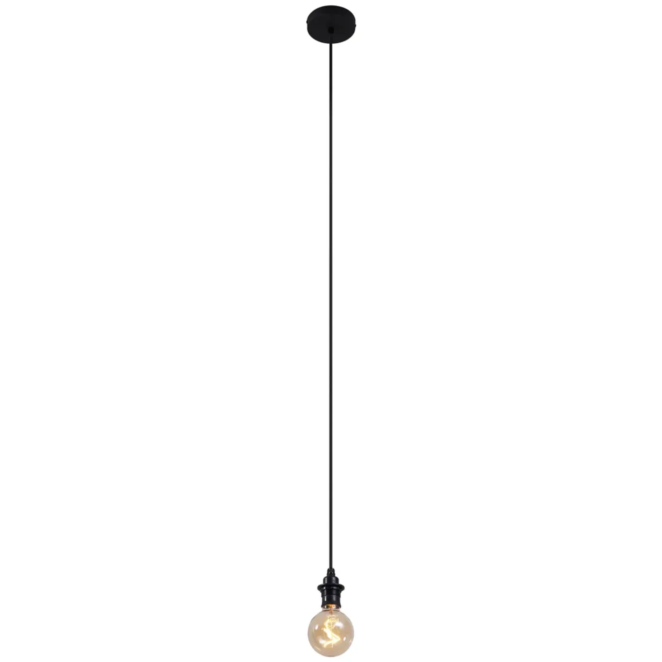 Qazqa Buiten Hanglamp Zwart Ip44 - Cava